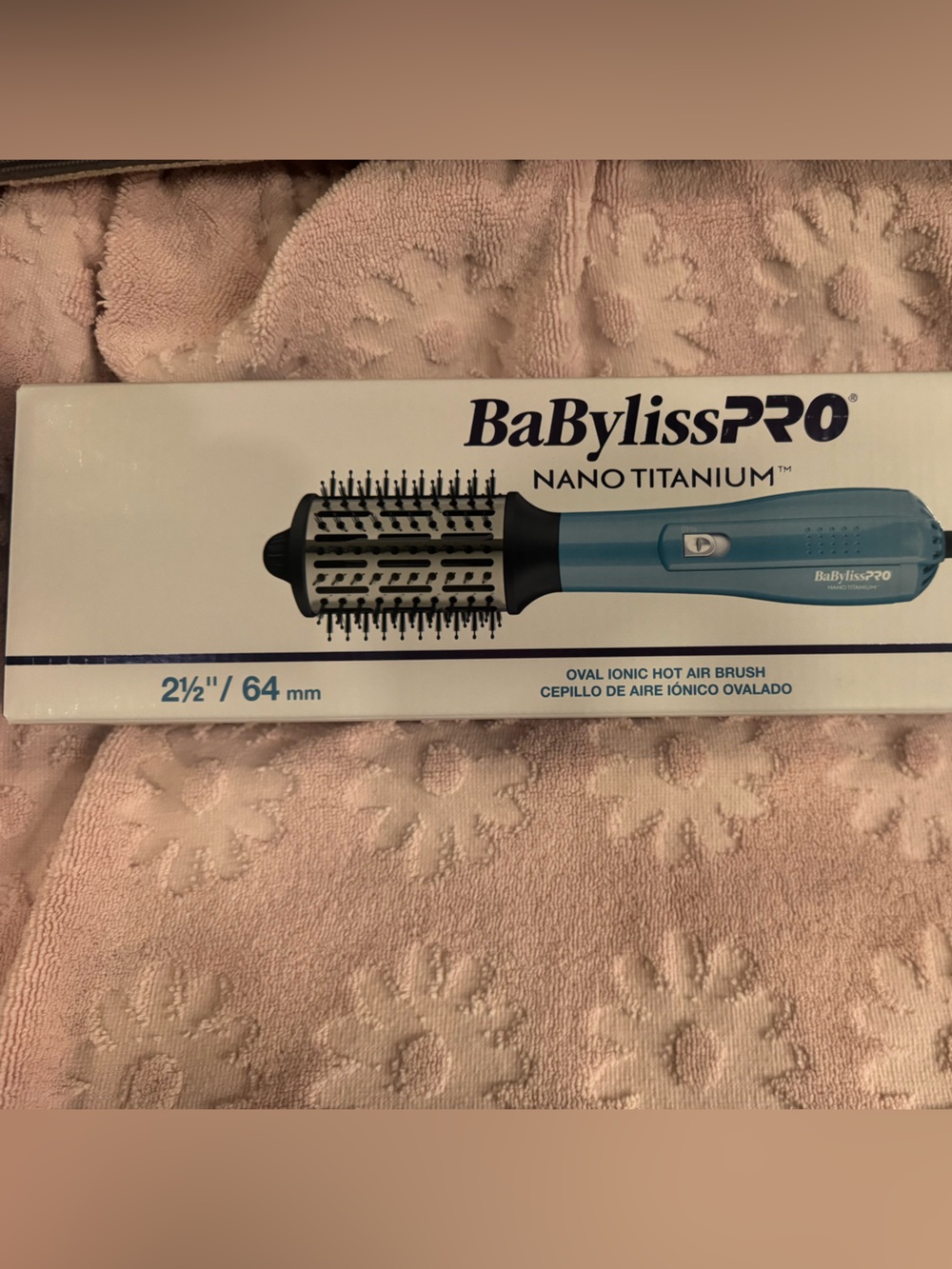 BaBylissPRO Nano Titanium Oval Ionic Hot Air Brush - 2 1/2 inch